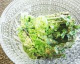簡単！山菜 こごみのゴママヨネーズ和え♪作り方4写真