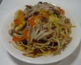 パリパリ焼麺のあんかけ焼きそば作り方8写真