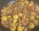 ご飯がはかどる！ピリ辛新じゃが肉じゃが作り方5写真