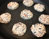 離乳食後期★ひじきと鮭の豆腐ハンバーグ作り方7写真