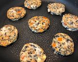 離乳食後期★ひじきと鮭の豆腐ハンバーグ作り方8写真