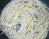 ワンポットで!筍としらすの梅昆布茶パスタ作り方3写真