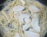 ワンポットで!筍としらすの梅昆布茶パスタ作り方4写真