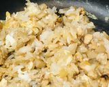 鶏ひき肉の肉味噌チャーハン作り方3写真