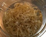 切干大根とさつま芋と枝豆の煮物作り方1写真