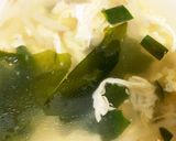 もやしとわかめの卵スープ作り方6写真
