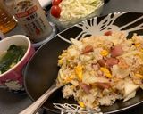 ごま油でパラパラ炒飯作り方3写真