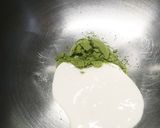 濃厚♪抹茶レアチーズタルト生クリ砂糖なし作り方2写真