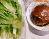クロワッサンにハンバーグ挟んだだけサンド作り方4写真