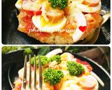 ホットプレートで簡単♪みそごはんピッツァ作り方8写真