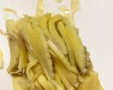 無駄無し♪春の味♪筍の穂先の姫皮の味噌汁作り方2写真