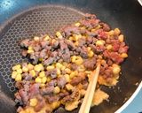 簡単時短♫牛肉ガーリック炒飯作り方2写真