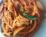 喫茶店のナポリタン★麺を寝かせて美味しく作り方11写真