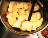 カレー風味肉じゃが作り方1写真