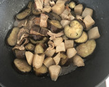 ささっと簡単☆豚肉とナスとこんにゃく煮☆作り方3写真