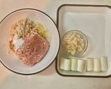 蓮根つくねと焼きねぎのスープ鍋作り方1写真