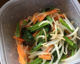 すぐ出来る＊ほうれん草小松菜の胡麻ナムル作り方5写真