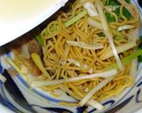 市販のラーメンで叉焼とネギのあえそば作り方8写真