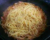 きのこたっぷりハンバーグソースでパスタ作り方7写真
