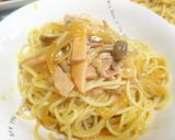 きのこたっぷりハンバーグソースでパスタ作り方9写真