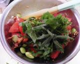 トマトと枝豆の味噌サラダ作り方4写真