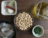 ホクホク簡単!煎り大豆でアヒージョ作り方1写真