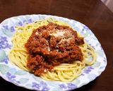 赤ワイン効かせたミートソースパスタ作り方3写真
