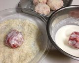 豚バラで簡単♪チーズ入りトンカツ作り方3写真