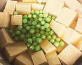 ふんわり高野豆腐とエンドウ豆の卵とじ作り方3写真