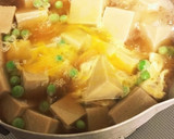 ふんわり高野豆腐とエンドウ豆の卵とじ作り方5写真