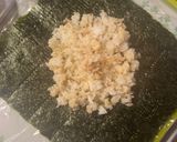 おかかと天かすのチーズinおにぎらず作り方3写真