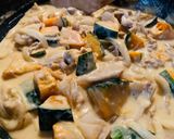 かぼちゃと豚こまのクリーム煮作り方7写真