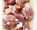 鶏モモ肉としめじのトマト煮込み作り方2写真