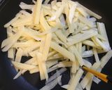 じゃがいもと青じそのしゃきしゃき炒め作り方3写真