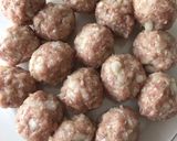 お母さんの肉だんご＊甘酢餡かけ作り方5写真