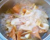 厚揚げと筍とフキの炊き合わせ作り方1写真