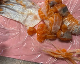 春鮭とさやいんげんのつくね丼作り方2写真