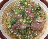 胡麻たっぷり鯵のりゅうきゅう作り方6写真