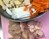 たけのこと鶏胸肉のおかか炒め作り方2写真