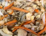 たけのこと鶏胸肉のおかか炒め作り方7写真