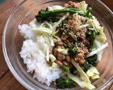 納豆とブロッコリーのごまだれご飯作り方3写真