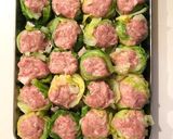 フライパンで簡単♪春キャベツ焼売☆作り方5写真