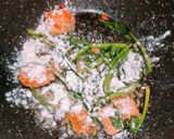 鮭とほうれん草のクリームパスタ☆作り方7写真
