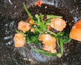 鮭とほうれん草のクリームパスタ☆作り方8写真