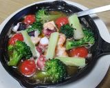 簡単♪たことえびのアヒージョ作り方7写真