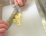 にんにくの芽とフランクのにんにく炒め作り方2写真