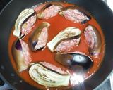 ナスのひき肉詰めのトマトソース煮込み作り方7写真
