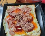 ツナ卵チーズのホットサンド 秘密の味付け作り方5写真