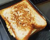 ツナ卵チーズのホットサンド 秘密の味付け作り方7写真