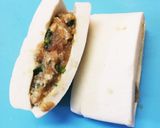 リメイク。餃子のタネのはんぺんサンド作り方3写真